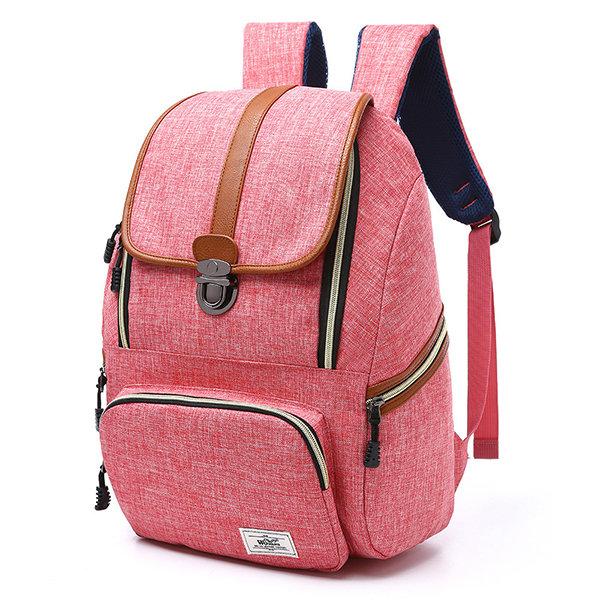 Large Capacity Vintage Outdoor Travel 16 Inch Laptop Bag Backpack For Women Men