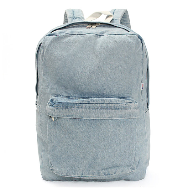 Vintage Denim Backpack Outdoor School Casual Travel Bags