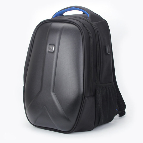 USB Backpack Casual Laptop Shoulder Bag PC Hard Shell Portable Rechargeable Backpack For Men