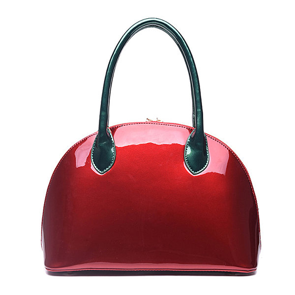 National Style Shell Bag Leather Rose Decoration Handbag For Women